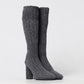 Gray Wool Over The Knee