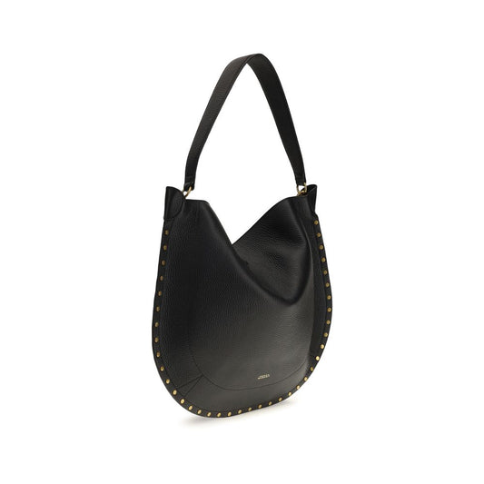 Black Calf Leather Bos Taurus Shoulder Bag