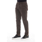 Brown Cotton Men Pant