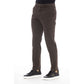 Brown Cotton Men Pants