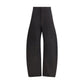 Black Cotton Casual Pants