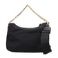 Black Fabric Handbag