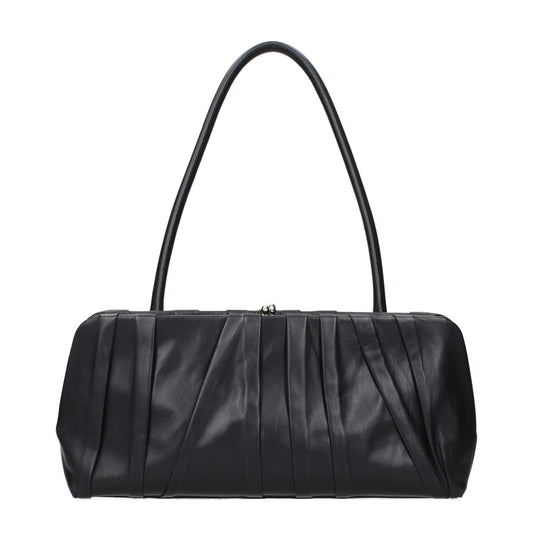 Black Leather Shoulder Bag