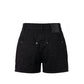 Black Cotton Women Shorts