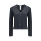 Gray Cotton Cardigan