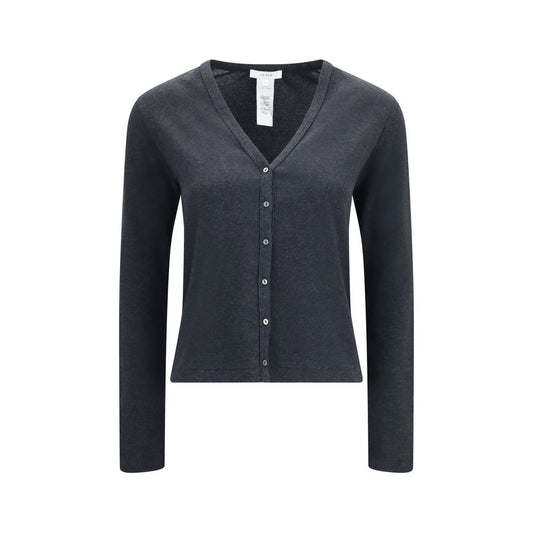 Gray Cotton Cardigan