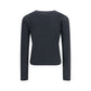 Gray Cotton Cardigan