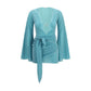 Blue Polyamide Cocktail Dress