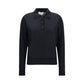 Black Cashmere Polo Shirt