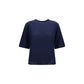 Blue Cashmere T-Shirt