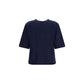Blue Cashmere T-Shirt
