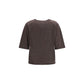 Brown Cashmere T-Shirt