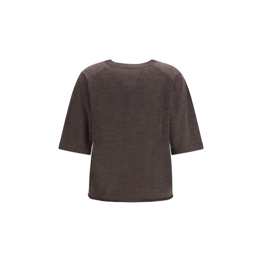 Brown Cashmere T-Shirt