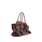 Bordeaux Calf Leather Bos Taurus Shoulder Bag