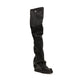 Black Polyurethane Over The Knee