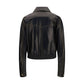 Black Lamb Ovis Aries Aries Leather Jacket