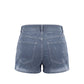 Blue Cotton Women Shorts