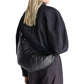 Black Lamb Leather Shoulder Bag