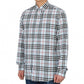 Blue Cotton Dress Shirt