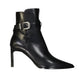 Black Calfskin High Heel Boots