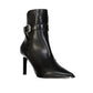 Black Calfskin High Heel Boots