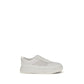 White Calf Leather Bos Taurus Athletic Sneakers