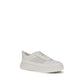 White Calf Leather Bos Taurus Athletic Sneakers