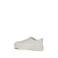 White Calf Leather Bos Taurus Athletic Sneakers