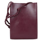 Purple Leather Crossbody Bag