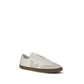 White Calf Leather Bos Taurus Sneakers