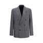 Gray Wool Oves Aries Blazer