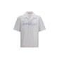 White Cotton Pattern Shirt