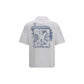 White Cotton Pattern Shirt