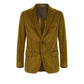 Green Cotton Men Jacket