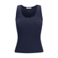 Blue Viscose Tank Tops