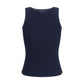 Blue Viscose Tank Tops