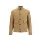 Beige Wool Oves Aries Full-Length Jacket