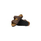 Brown Synthetic Flat Sandals