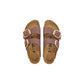 Multicolor Leather Flat Sandals