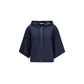 Blue Polyamide Sweatshirt