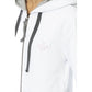White Cotton Women Sweatshirt Top