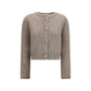 Beige Silk Cardigan