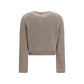 Beige Silk Cardigan