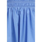 Blue Cotton Casual Dress