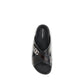 Black Calf Leather Bos Taurus Sandals