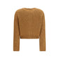 Brown Silk Cardigan