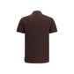 Brown Cotton Polo Shirt