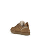 Brown Leather Platform Sneakers