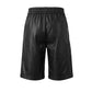 Black Polyester Men Shorts