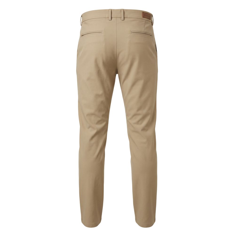 Beige Cotton Mens Pants